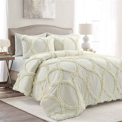 lush decor bedding sets|neutral colored bedding farmhouse.